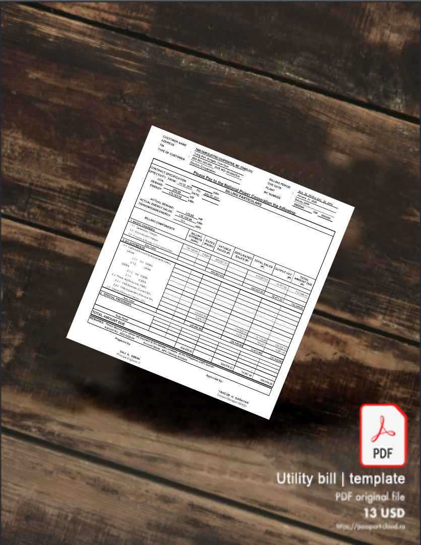 Utility bill | Albanian Power | Albania